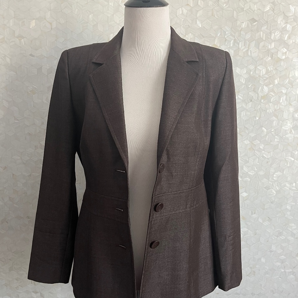 Brown Jacket by OSCAR DE LA RENTA